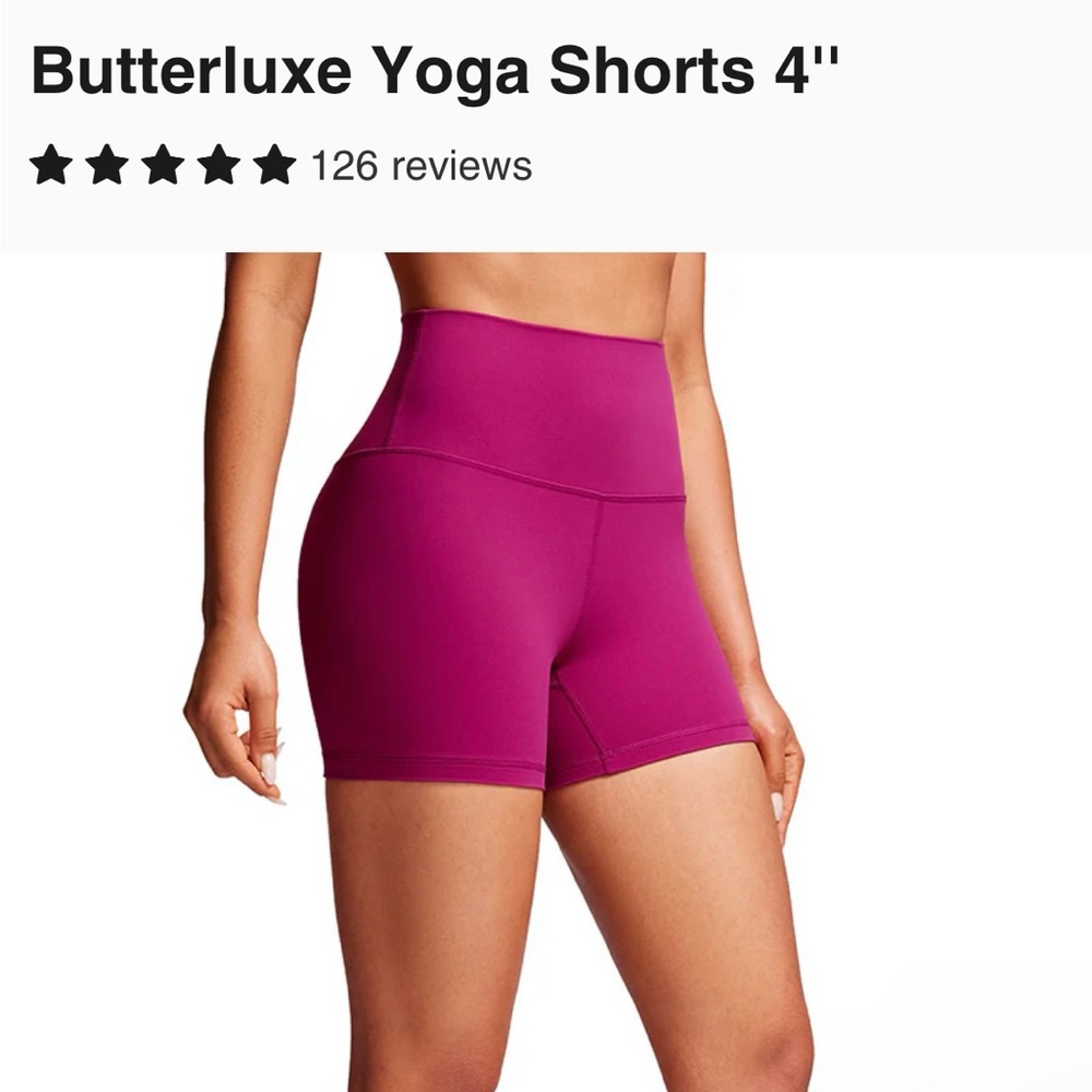 CRZ Yoga Butterluxe Yoga Shorts 4”